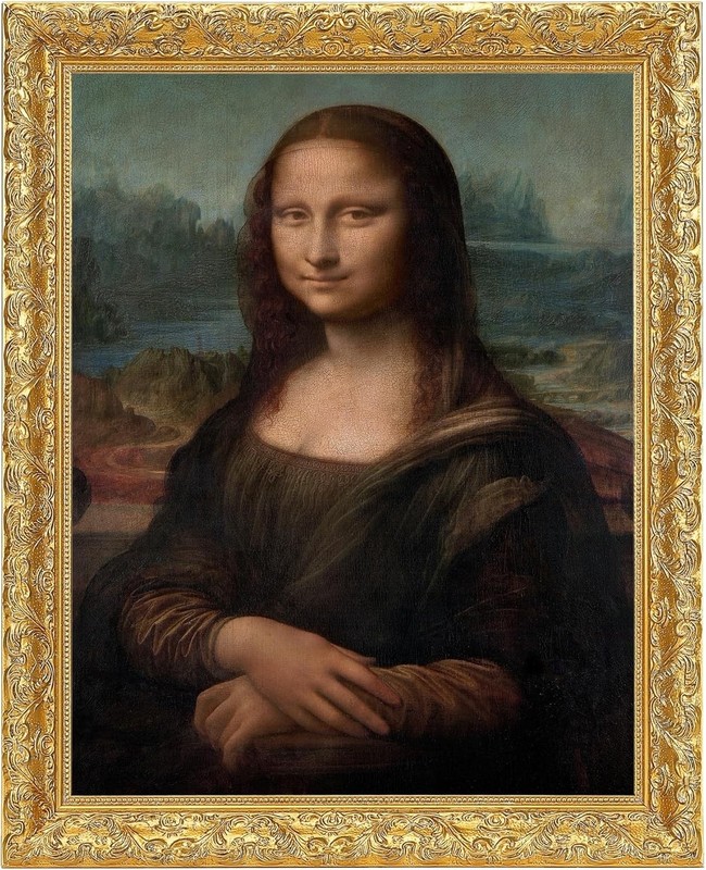 Wood Canvas Frame for 12"x16"Paintings,Antique Gold Ornate Frames for Oil Art... gallery
