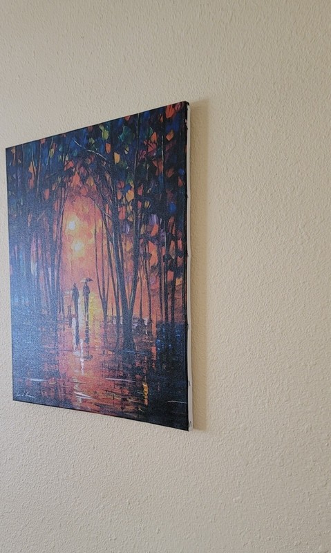 Afremov Giclee "Dark Park" Limited Edition 10 of 150 approximately 20"x17" gallery