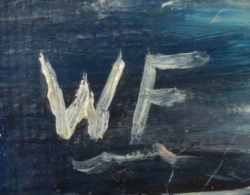 W.F. - 20th Century Oil, A Boat at Sunset gallery