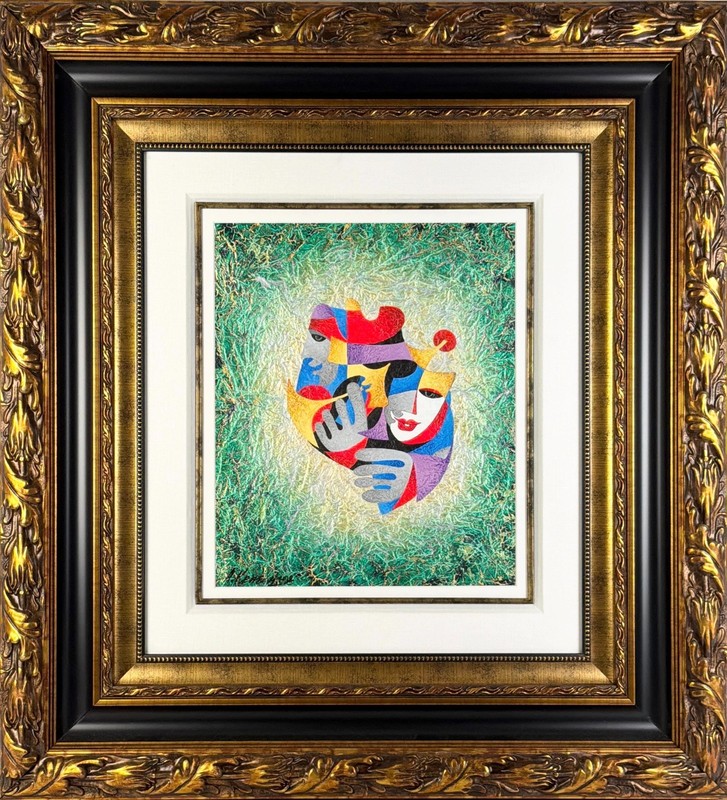 Anatole Krasnyansky «Musical Observation» Watercolor and Acrylic