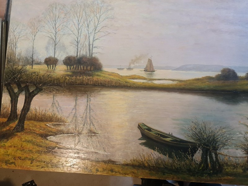 Oil painting Alfred Rasenberger