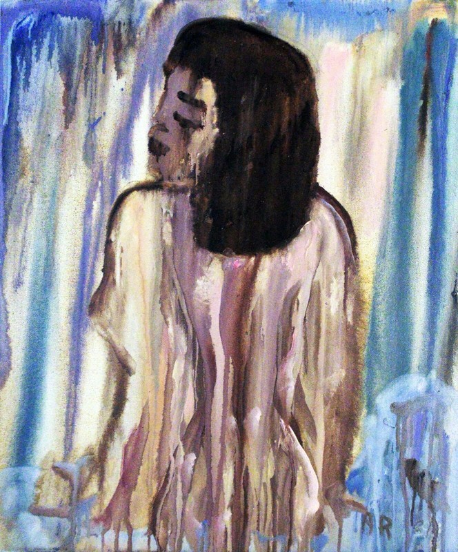 TAMMY # 3 Original OIL Painting Arthur Robins NYC Art Women Girls Love Lovers