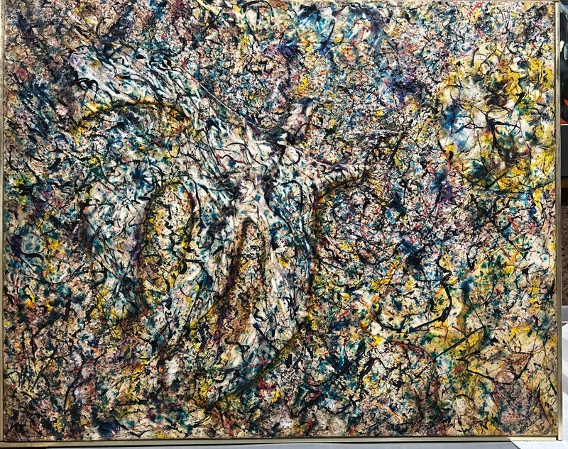 On the Fifth Day (Genesis) Painting by William Hopper (Indiana) 24 x 30