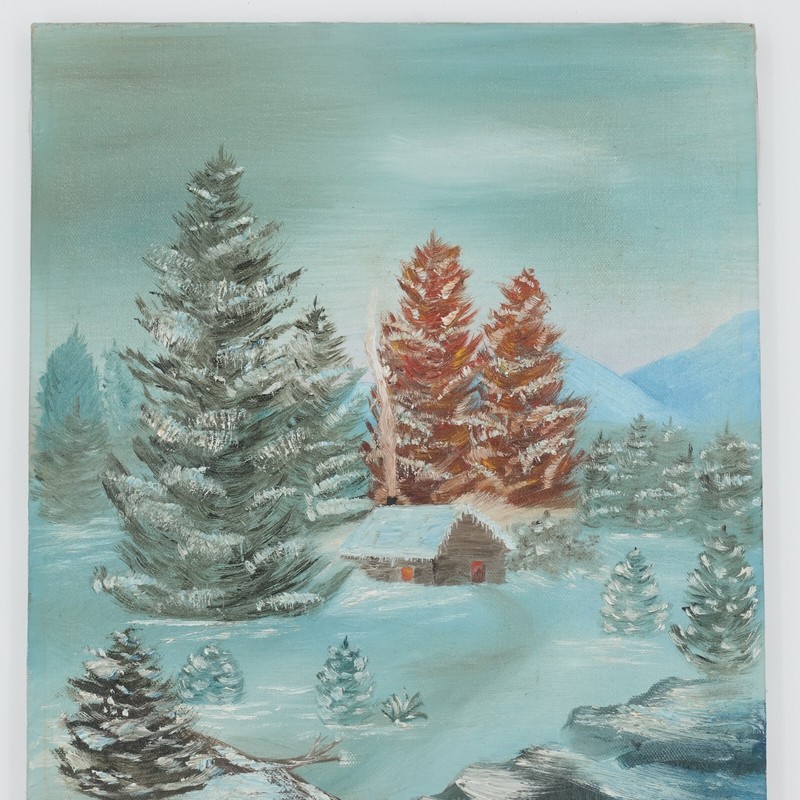 Original Painting Berta Wipff 77 Texas Artist Eagle Pass Del Rio Mountainscape gallery