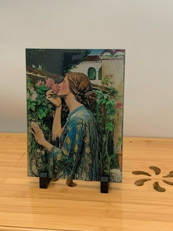 The Soul of the Rose 1908 Waterhouse painting reproduction stone shadow craving