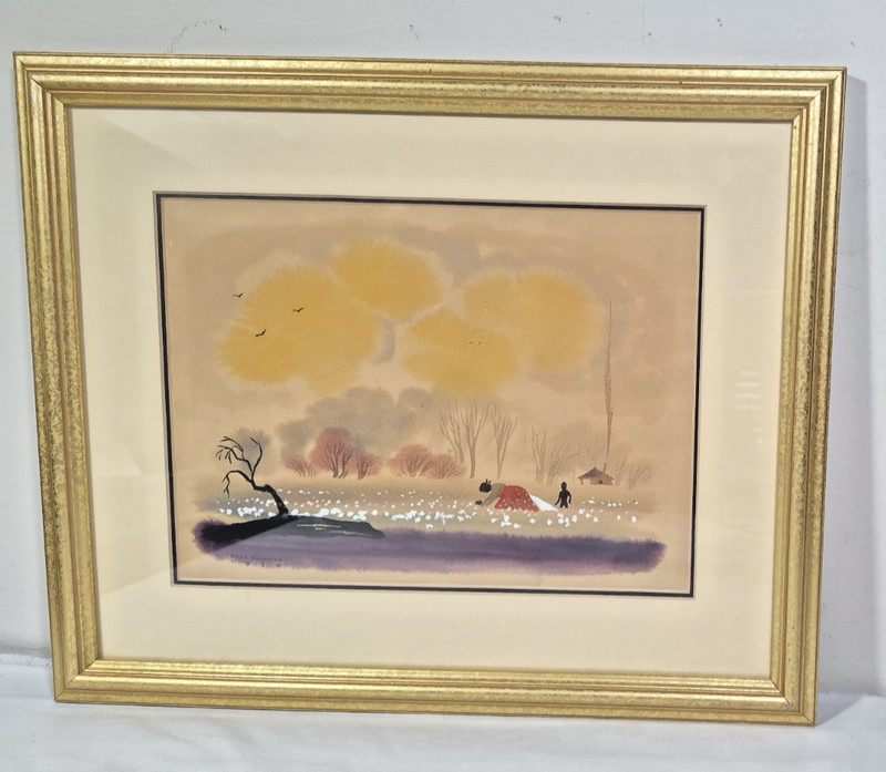 WOW! Dale Nichols Original Water Color Signed 1950