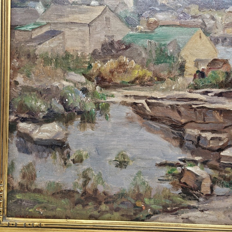 Ivan Summers Impressionist Painting ~ Old Quarry, Vinal Haven Maine gallery