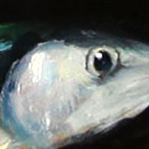 fish stylish modern art Oil painting UKRAINE DEMENKO NATALIA 8X10 gallery