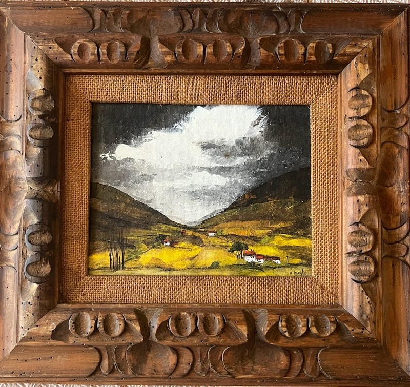 Ann Rugh «Clouds In The Valley» painting