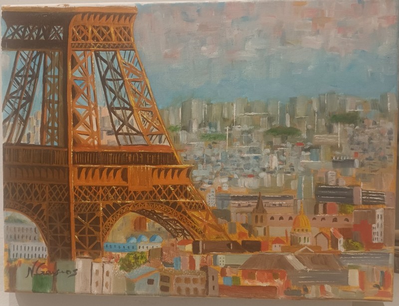 an oil painting