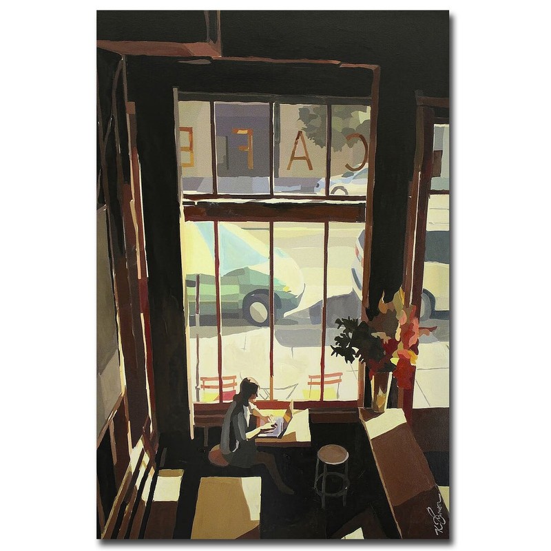 The Great American Novel by Thomson Gallery-Wrap Canvas Giclee Art (36 x 24 in)