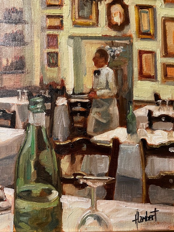 "1/2 Full" Original Oil Painting by Hilarie Lambert, Charleston, SC Artist gallery