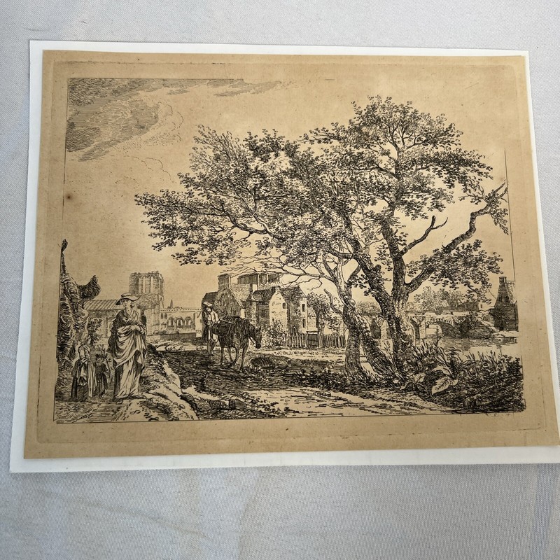Vintage Lithograph by Paul Sandby British (1725-1809)