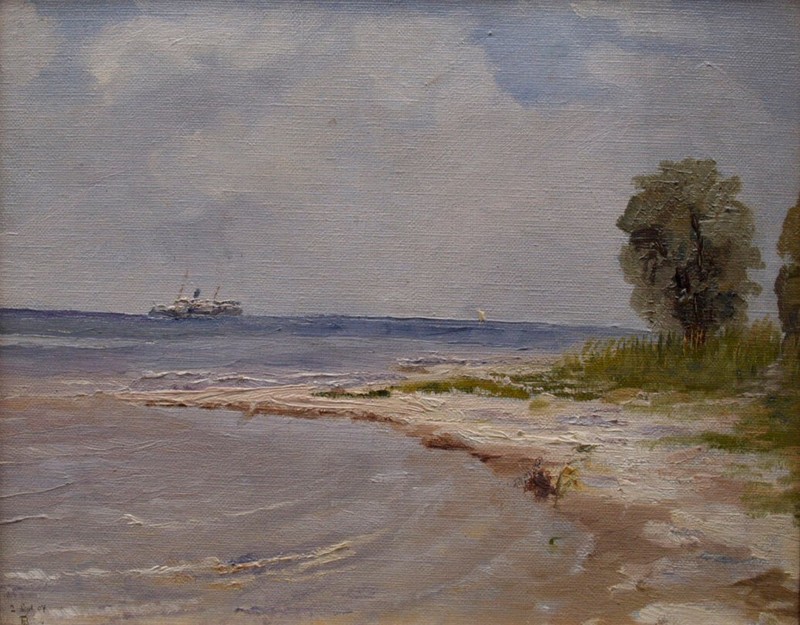 Alfredo Andersen (1860-1935) By the sea 1907 (Brasil?)