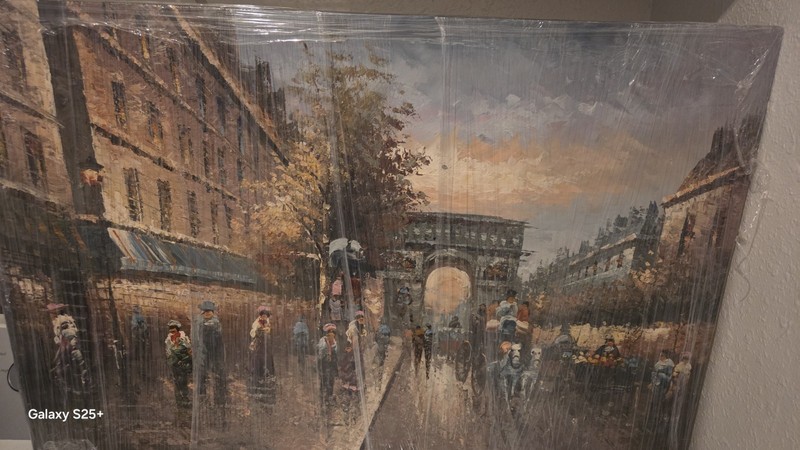 Authentic Antoine Blanchard Arc De Troiophe #8 unsigned but marked.