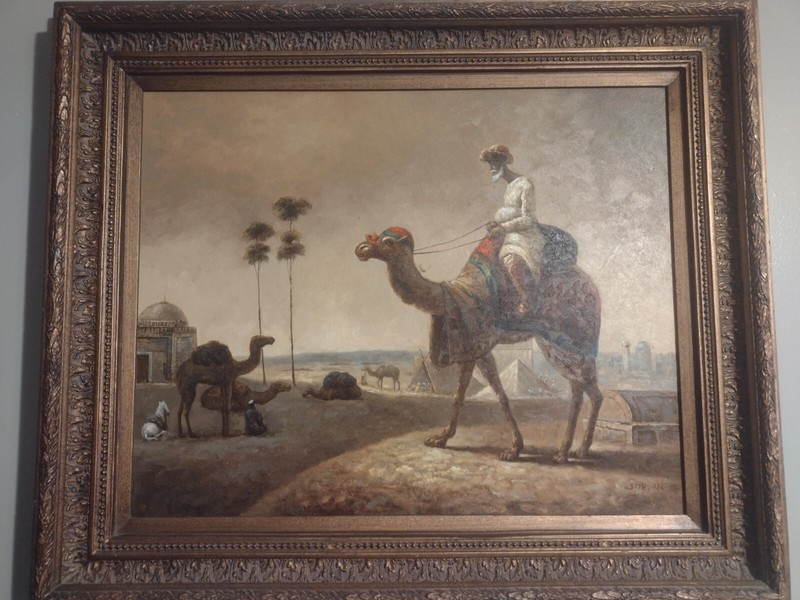 Oil painting antique framed 39 W 34L Great condition,very heavy, beautiful