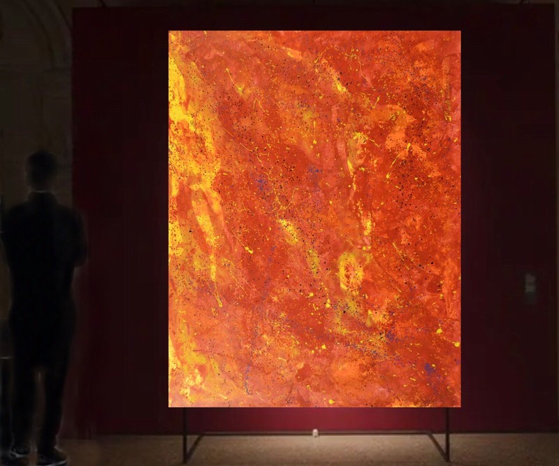 Mark Little Original Profession￼al Painting 81” X 62”(6ft 9in)Abstract Modern XL gallery
