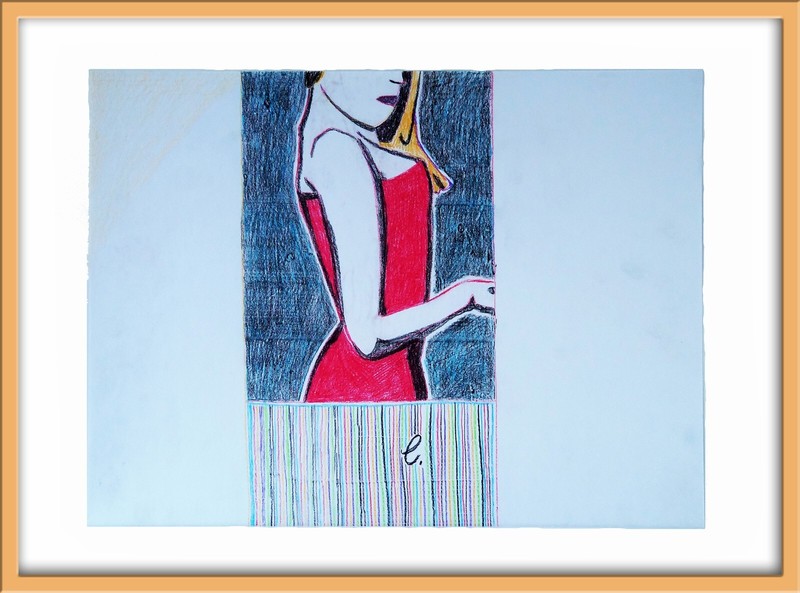 «C. – Look Again» / Framed Painting / Framed Painting