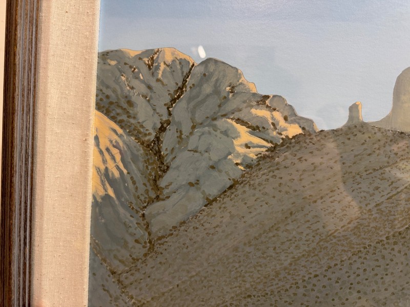 “The Notch” Acrylic on Board Signed Dave Sherwin Parker Framed gallery