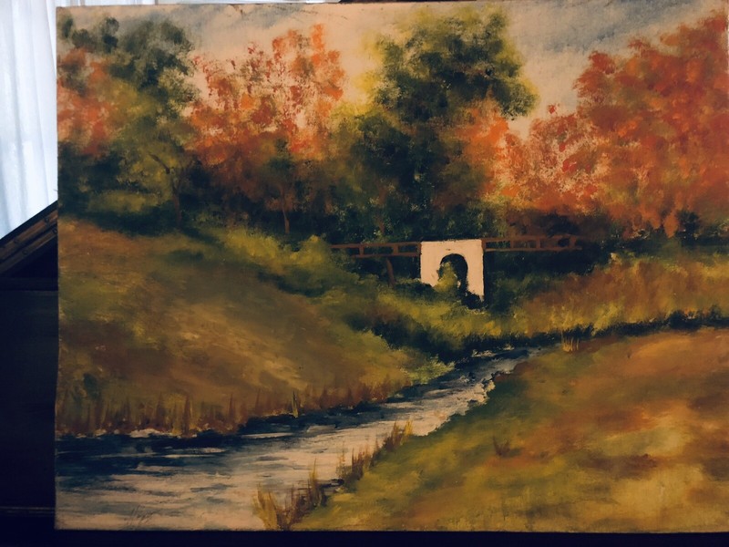 autumn landscape oil November