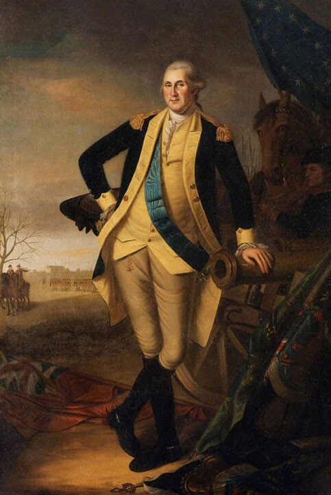 oil painting handpainted on canvas- George Washington after the Battle