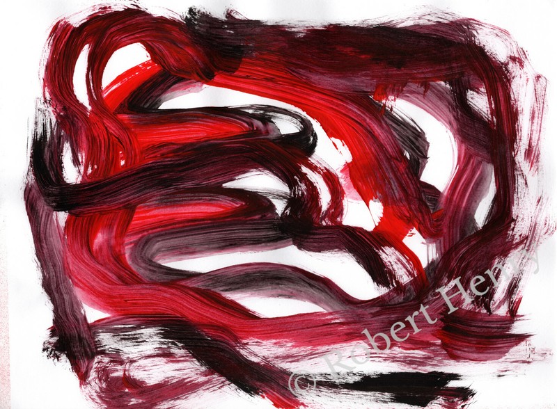 Untitled (Robert Henry original, 2021, 9×12, abstract, acrylic)