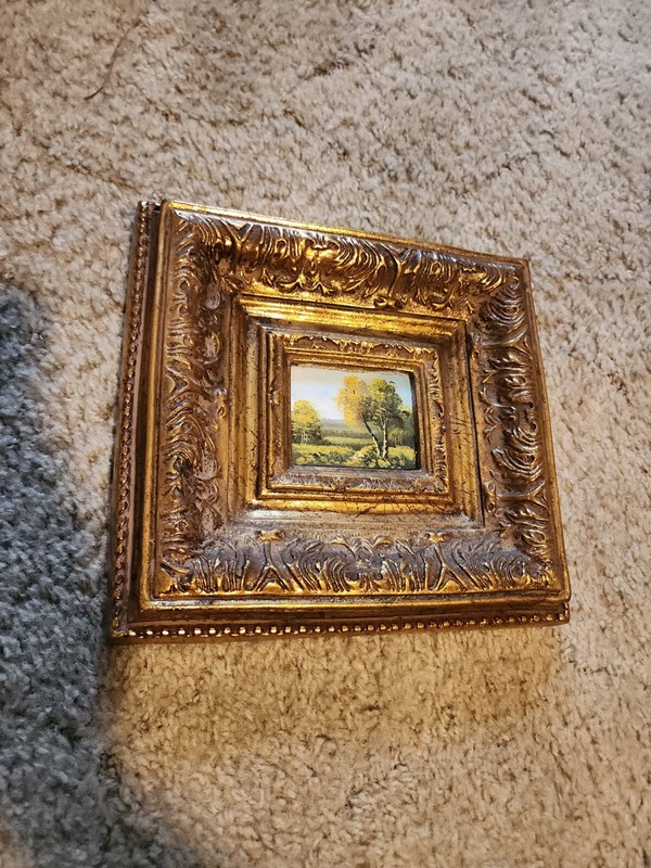 French Impressionism Provence Landscape Study Oil painting vintage RENOIR