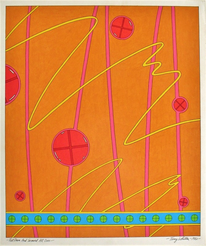 Put Down And Screwed All Over (1982) – 16”x19” – colored pencil & ink on paper