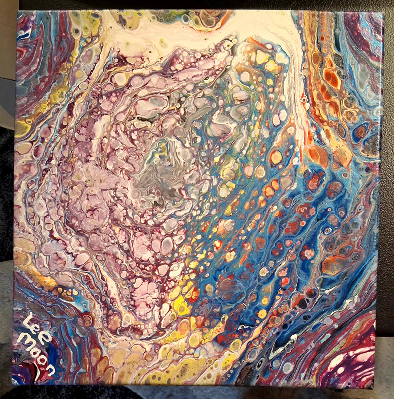 «Multicolor/Multiverse» Acrylic Painting On Canvas Abstract Original – SALE