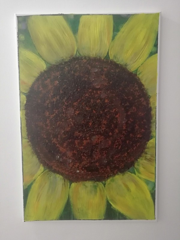 Hand Painting Sunflower wall art wall decorations Brush paintings Trending arts gallery