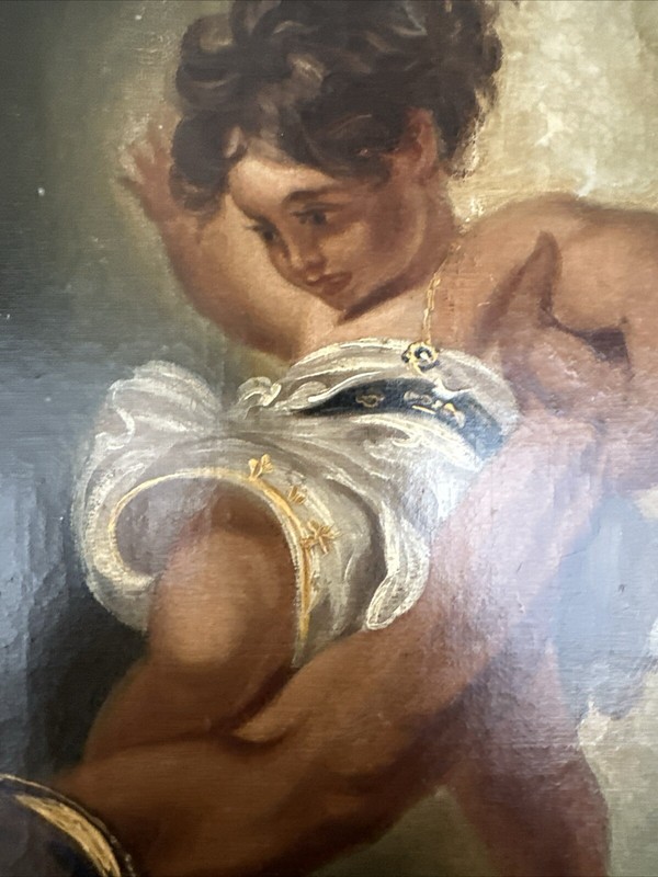 Old Masters Painting Of Macbeth Vision Of A Child Banquo ca1840 gallery