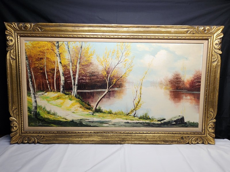 Original Quimet Sabté Casanvoa Oil Painting 48×24 Inches