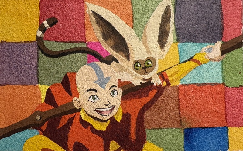 Avatar The Last Airbender Personalized custom real watercolor painting fan art