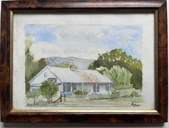 JOHN ROBBINS AUSTRALIAN FRAMED WC «HOUSE IN EUROBIN VICTORIA» C 1990