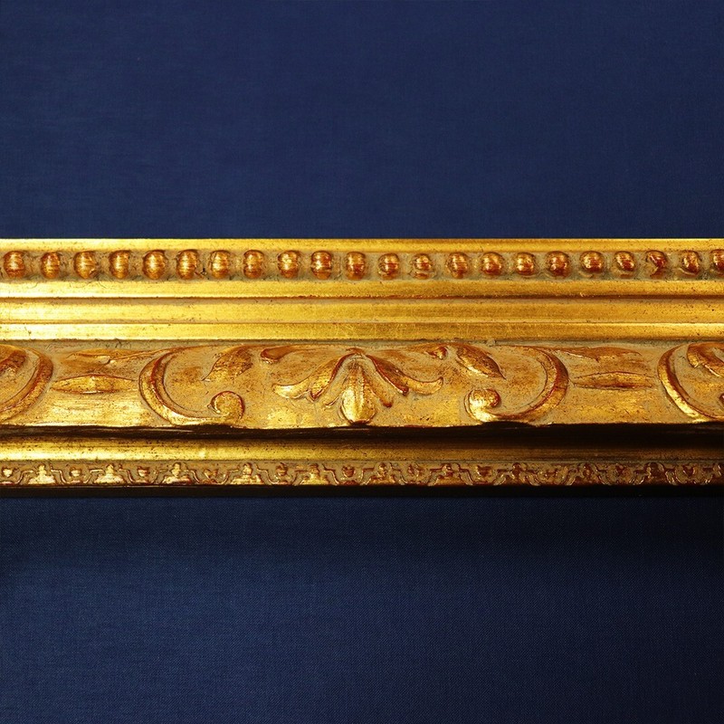 24" X 30" CUSTOM ORNAMENTAL PICTURE FRAME - HAND LAID COMPOSTION ON SOLID WOOD gallery