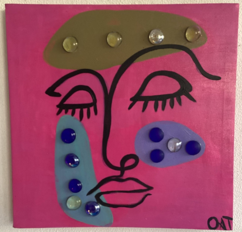 Inner Muse Emotional Healing Painting Intuitive Woman Energy Healing Art by OAT