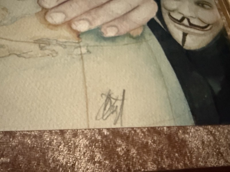 “Insurrection” Dominic Murphy Original Watercolor Depicting Trump & January 6 gallery