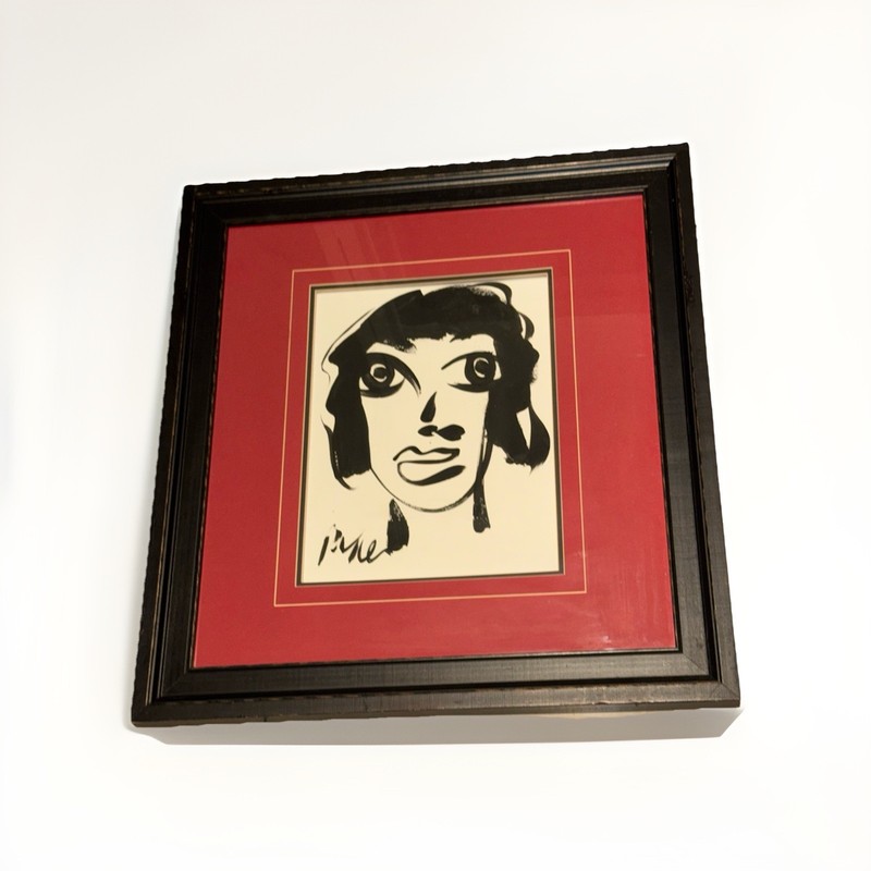 PETER KEIL – A SUPERB 22”x24” Matted And Framed Original Face Painting
