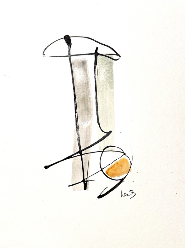 SAMATOWIC Original Abstract MInimalism 9x12 Handmade Signed Fine Art Decor 20 gallery