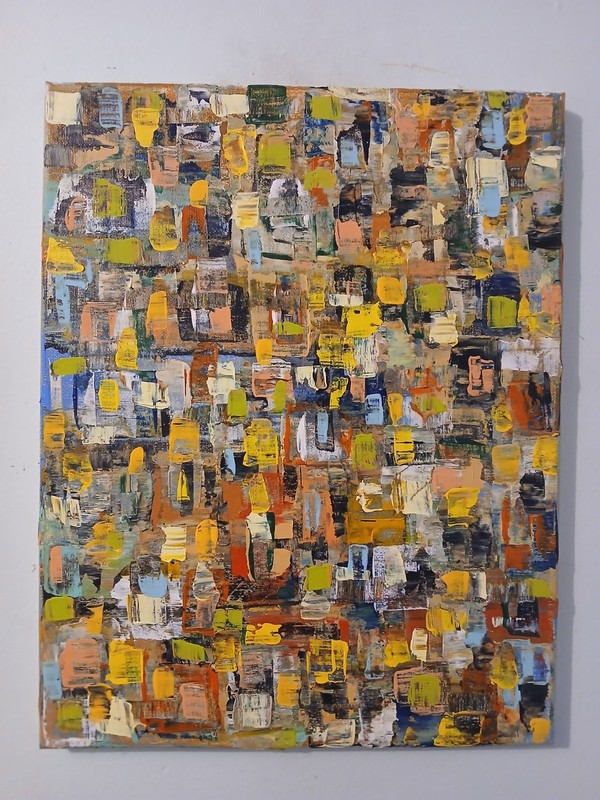 Original Abstract Impressionist Acrylic Painting On canvas "Complex Jazz No. 1" gallery