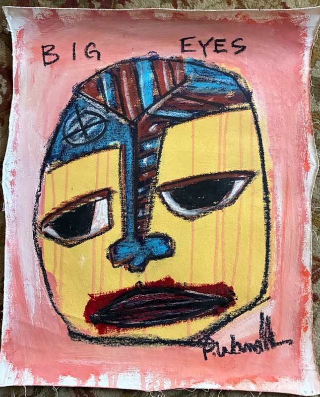 Paul Andrew Wandless, African American, oil on canvas, signed