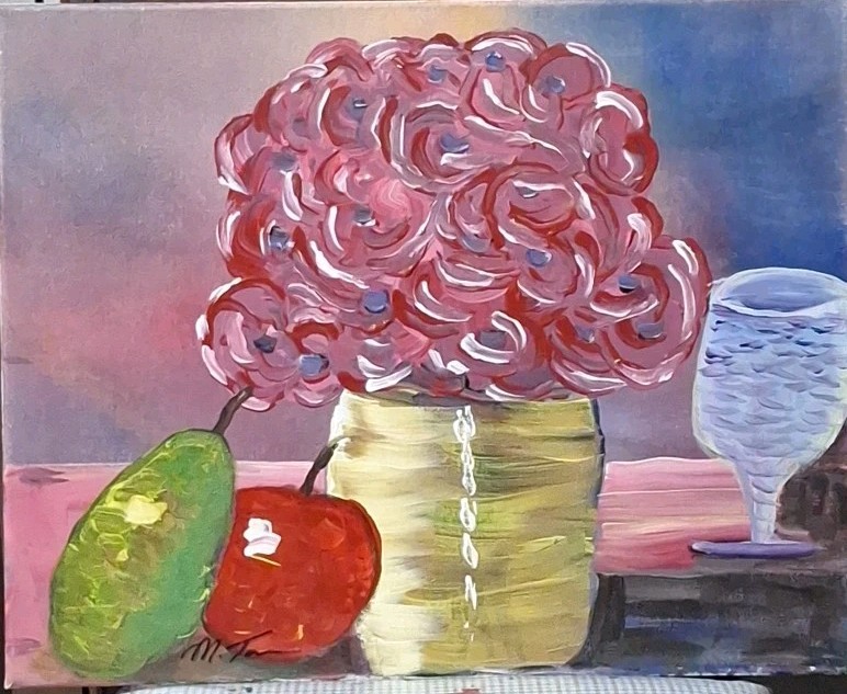 Unstill Life, Acrylic Painting – 16×20 Hand Painted Artwork on Canvas
