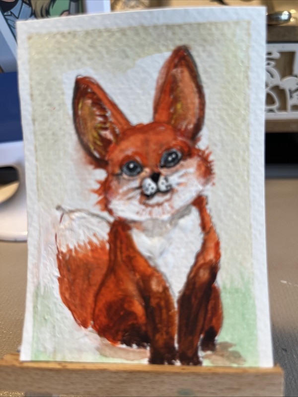 ACEO Art Card “Foxy”