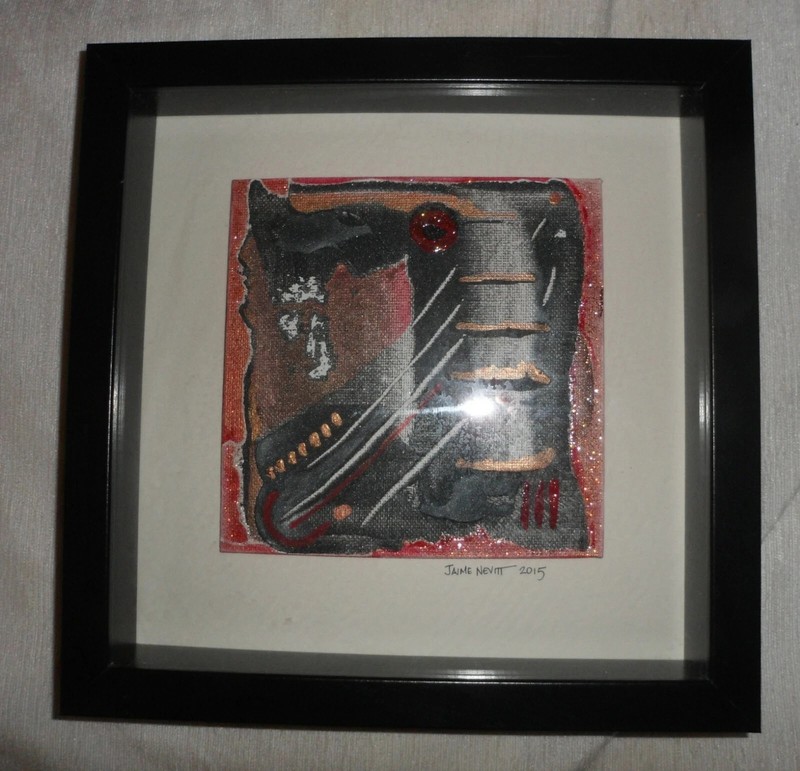 KNYVETTism Jaime Nevitt Artist Original Signed Art Floating Black Copper 2015