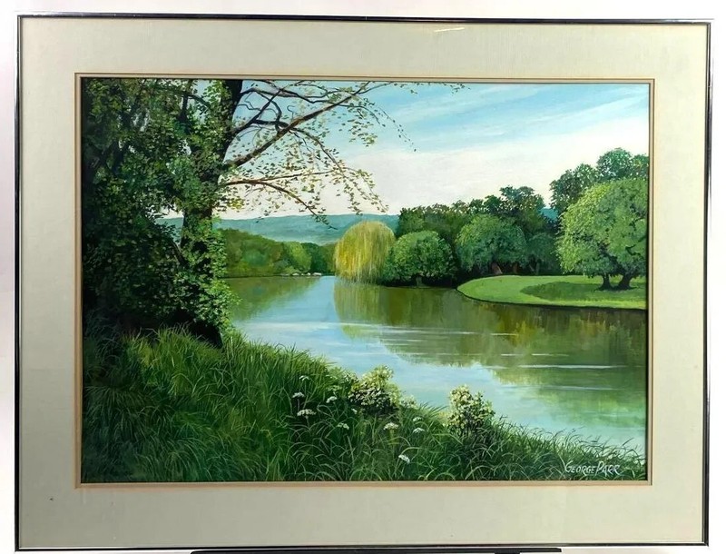Virginia Shenandoah River Original Watercolor by George Parr