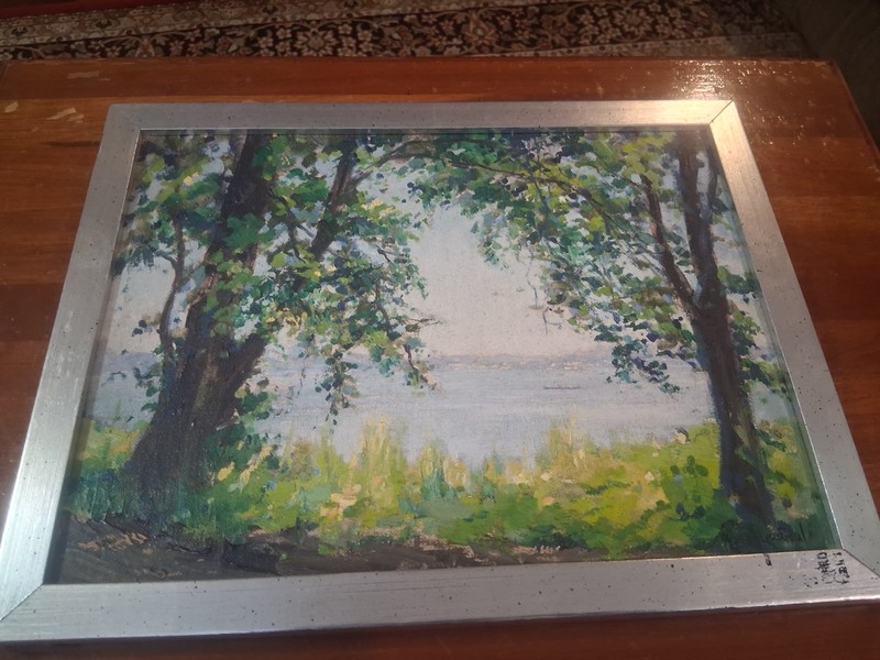 «Chatauqua Lake» Oil On Board By Arrah Lee Gaul