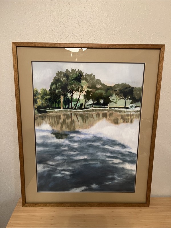 Art Painting Signed 34” By 24”
