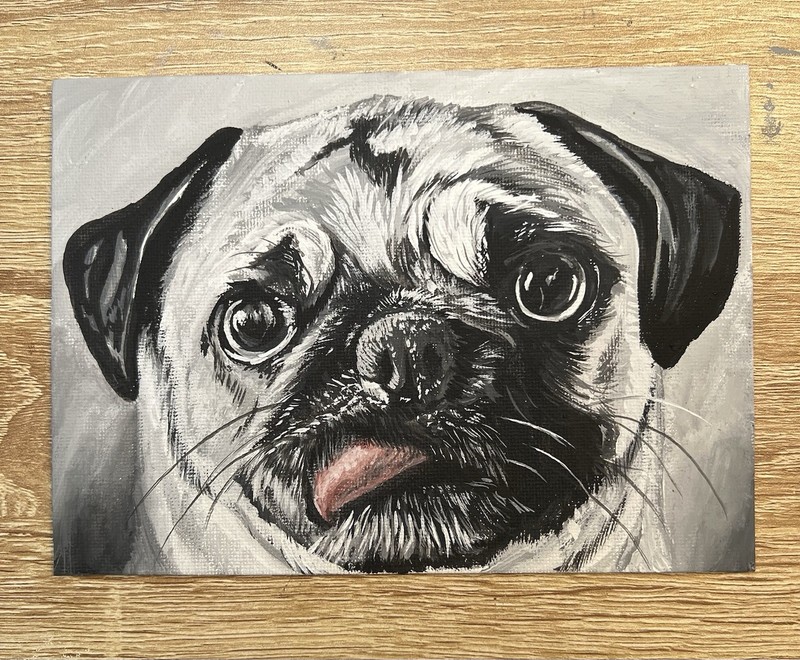 Pug Painting