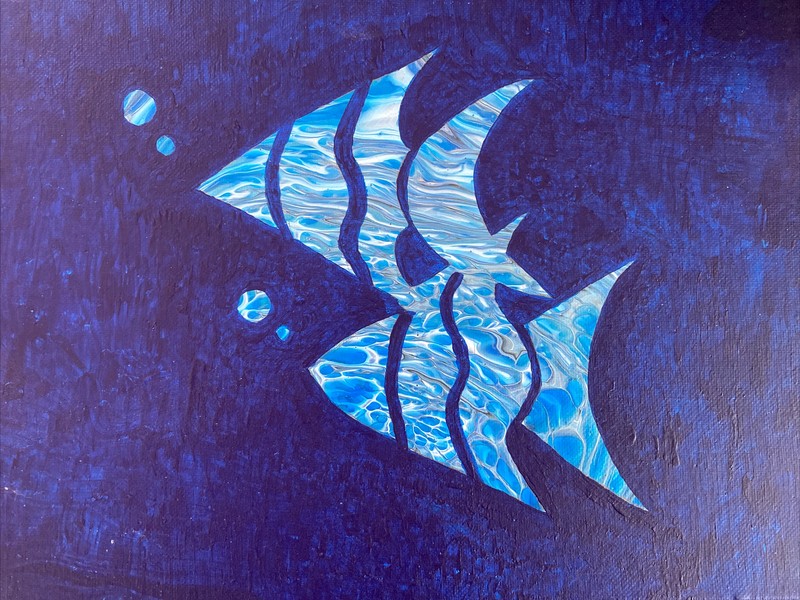 Original Painting “Just Keep Swimming”