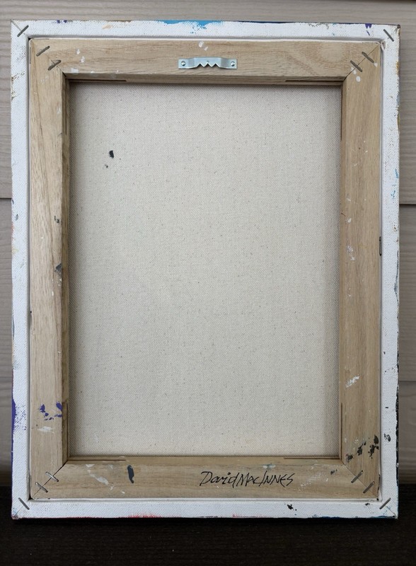 David Mac Innes Abstract Painting on Canvas Signed by Artist gallery